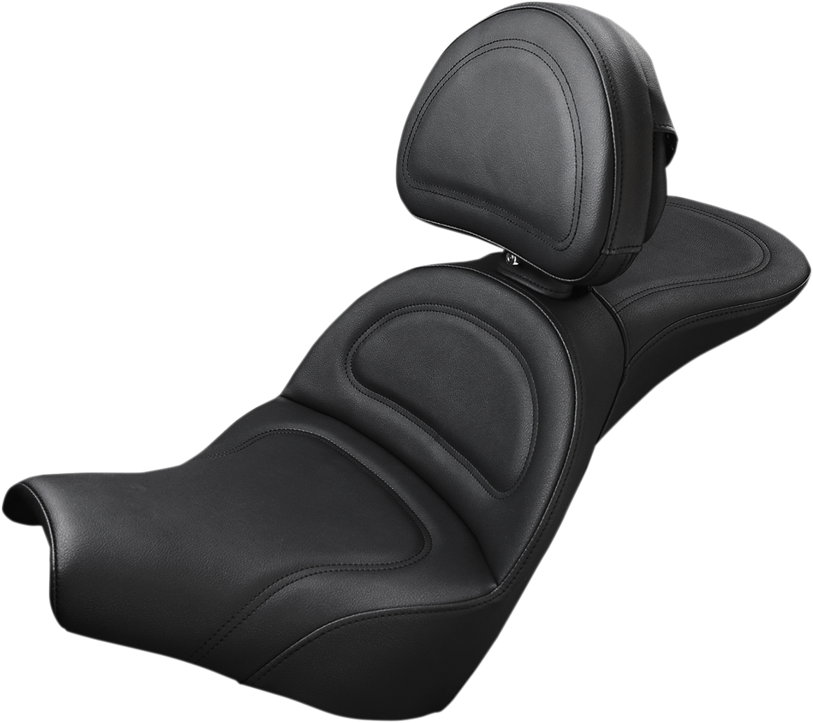 SADDLEMEN Explorer Seat - w/ Driver Backrest - FXBB '18-'23 818-30-030