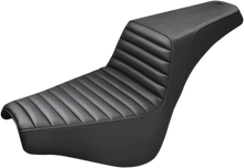 SADDLEMEN Step-Up Seat - Front Tuck-n-Roll - Black - FX '18-'24 818-30-171