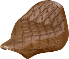 SADDLEMEN Renegade Solo Seat - Lattice Stitched - Brown - FXSB '13-17 813-27-002BLS
