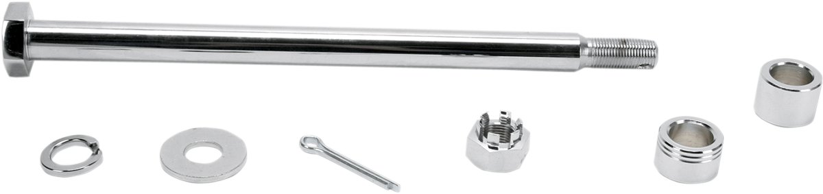 DRAG SPECIALTIES Axle Kit - Rear - Chrome - '77-'99 Sportster 16-0294-BC520