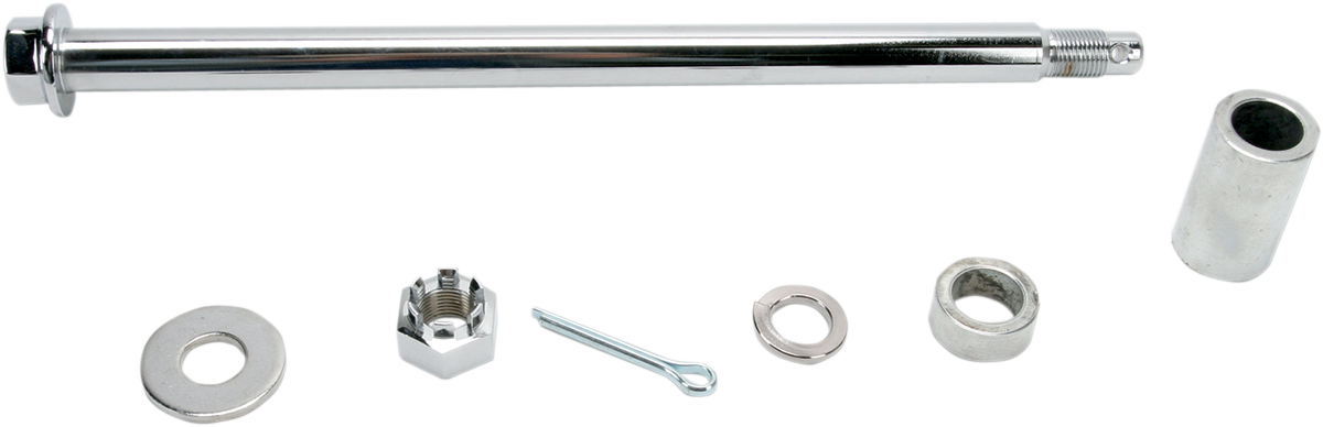 DRAG SPECIALTIES Axle Kit - Rear - Chrome - '00-'07 Softail 16-0304-BC520