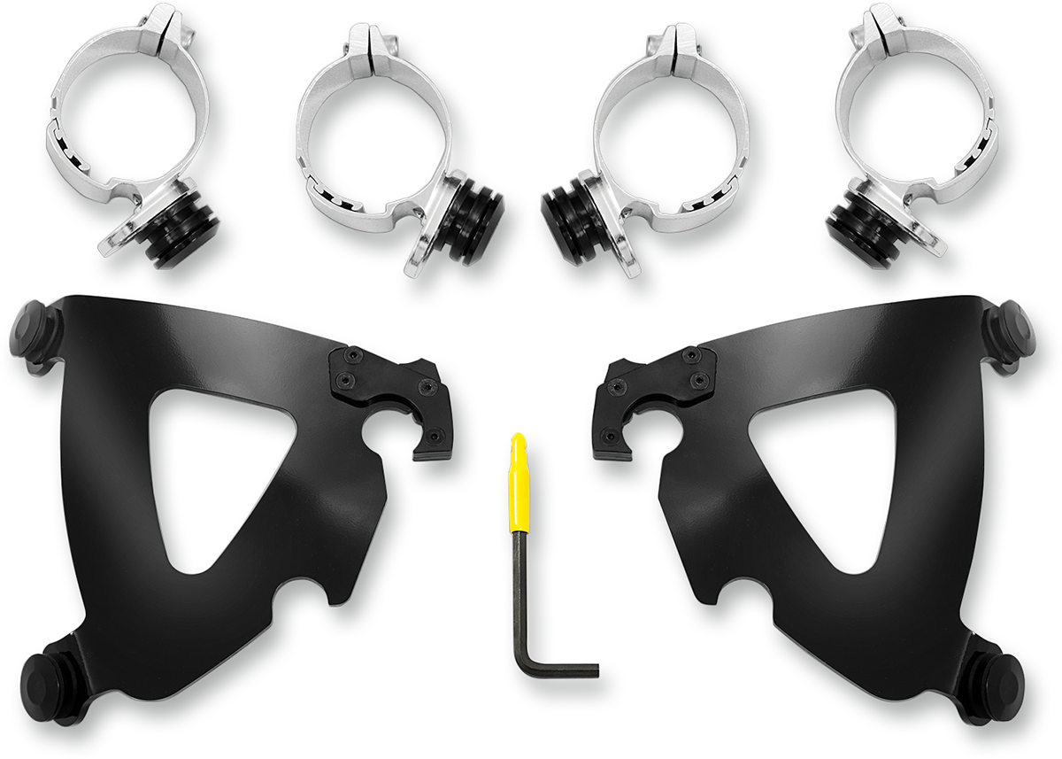 MEMPHIS SHADES Road Warrior Mounting Kit - Black - FX MEB2028