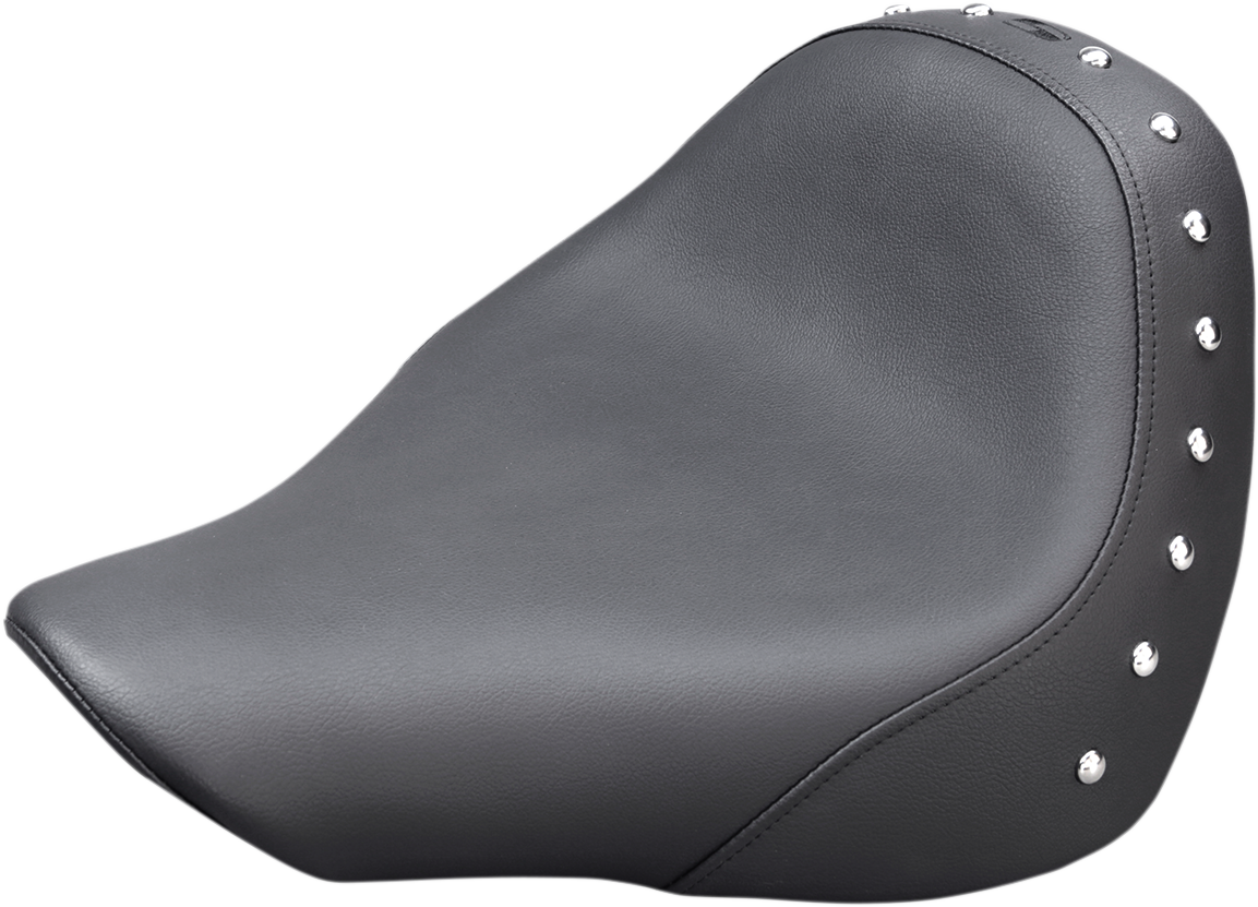 SADDLEMEN Seat - Renegade™ Solo - Black - Studded - FL/FX '18-'24 818-27-001