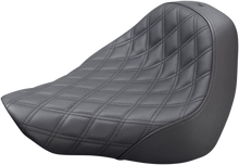 SADDLEMEN Renegade Solo Seat - Lattice Stitched - Black - FL/FX '18-'24 818-27-002LS