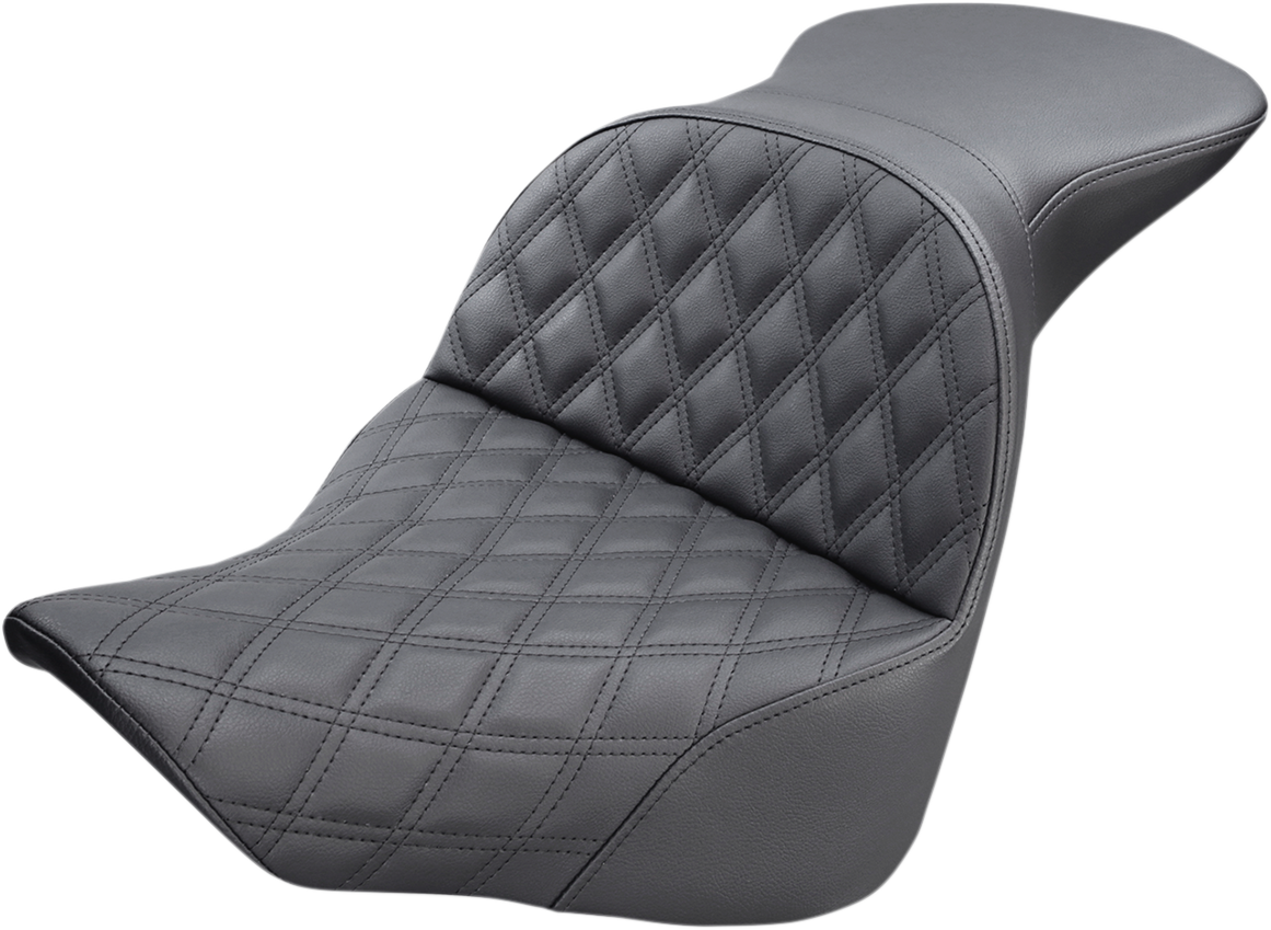 SADDLEMEN Explorer Seat - Lattice Stitched - FL/FX '18-'24 818-27-029LS