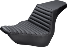 SADDLEMEN Step-Up Seat - Front Tuck-n-Roll - Black 818-29-171