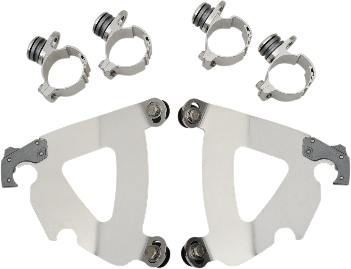 MEMPHIS SHADES Road Warrior Mounting Kit - Polished - FXD MEK2030