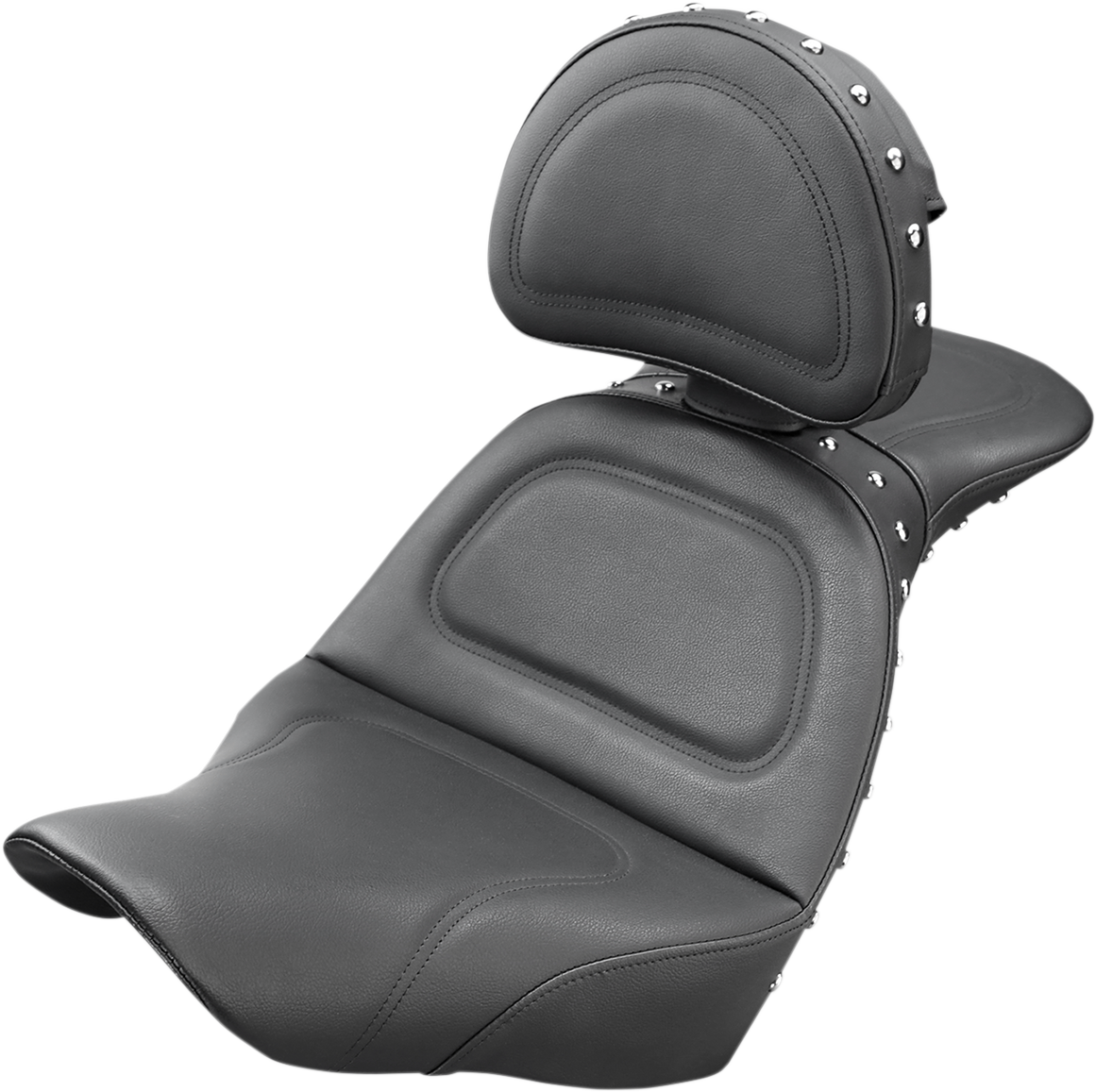 SADDLEMEN Explorer Special Seat - Studded - w/ Backrest - FXLR/FLSB '18-'24 818-29-040