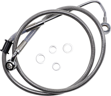 DRAG SPECIALTIES Brake Line - +10" - Stainless Steel - '15-'17 Softail 618300-10