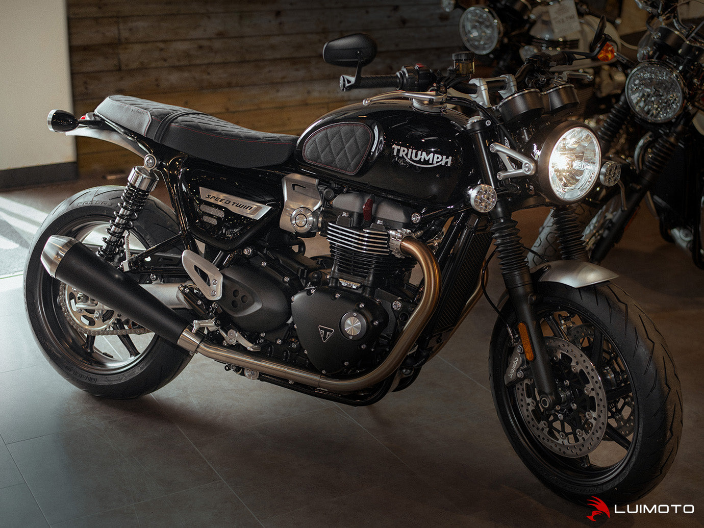 LUIMOTO Diamond Rider Seat Cover for the Triumph Speed Twin (2019+)