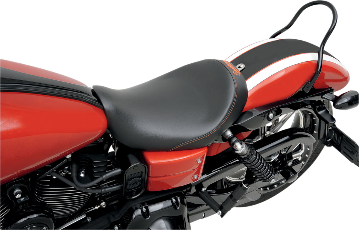 SADDLEMEN Renegade™ Solo Seat - Black - Dyna 806-04-002
