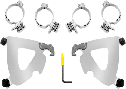 MEMPHIS SHADES Road Warrior Mounting Kit - Polished - FXLR MEK2035