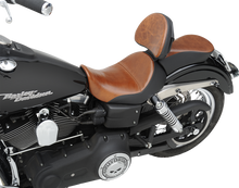 SADDLEMEN Seat - Renegade™ Lariat Solo - Smooth - Brown - Dyna 806-04-0041B