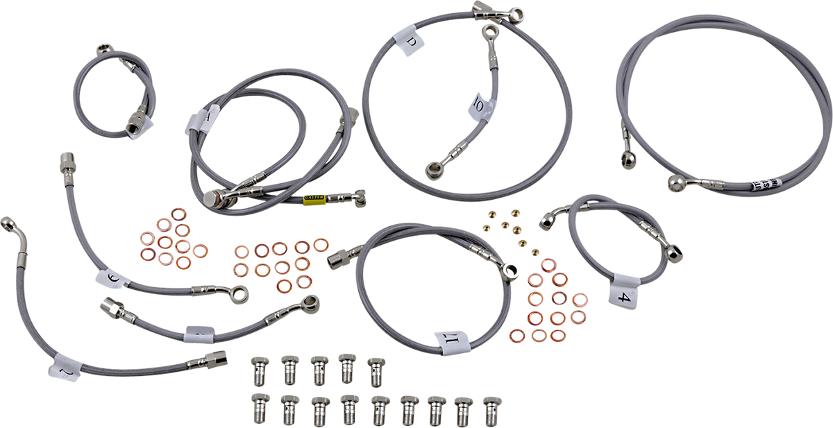 GBRAKES Brake Line - Stainless Steel FK003D605-11