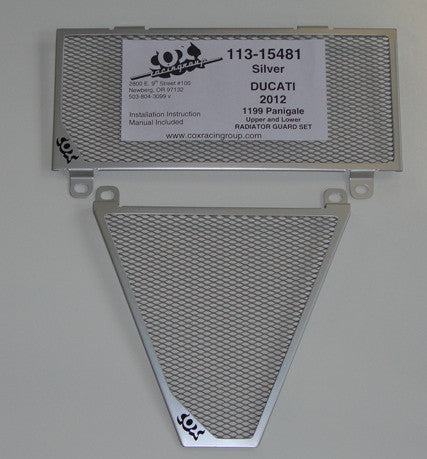 Cox Racing Radiator Guards for the Ducati Panigale 1299 / 1199 / 899 / 959 / V2 - Original Kit