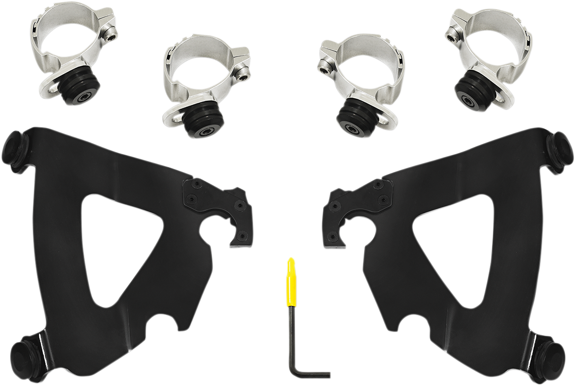 MEMPHIS SHADES Road Warrior Mounting Kit - Black - Harley-Davidson® MEB2038
