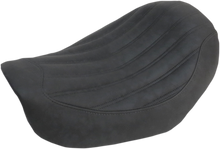 SADDLEMEN Knuckle Solo Seat - Ribbed - Black - FL/FX '06-'17 806-04-0023