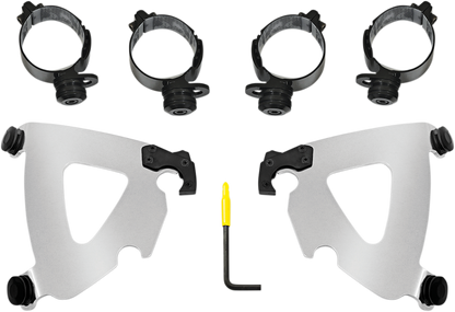 MEMPHIS SHADES Road Warrior Mounting Kit - Polished - FLSB/FXLRS MEK2043