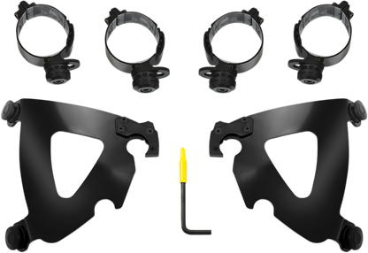 MEMPHIS SHADES Road Warrior Mounting Kit - Black - FLSB/FXLRS MEB2043