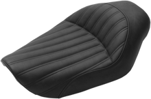 SADDLEMEN Knuckle Solo Seat - Ribbed - Black - FXD '96-'03 896-04-0023