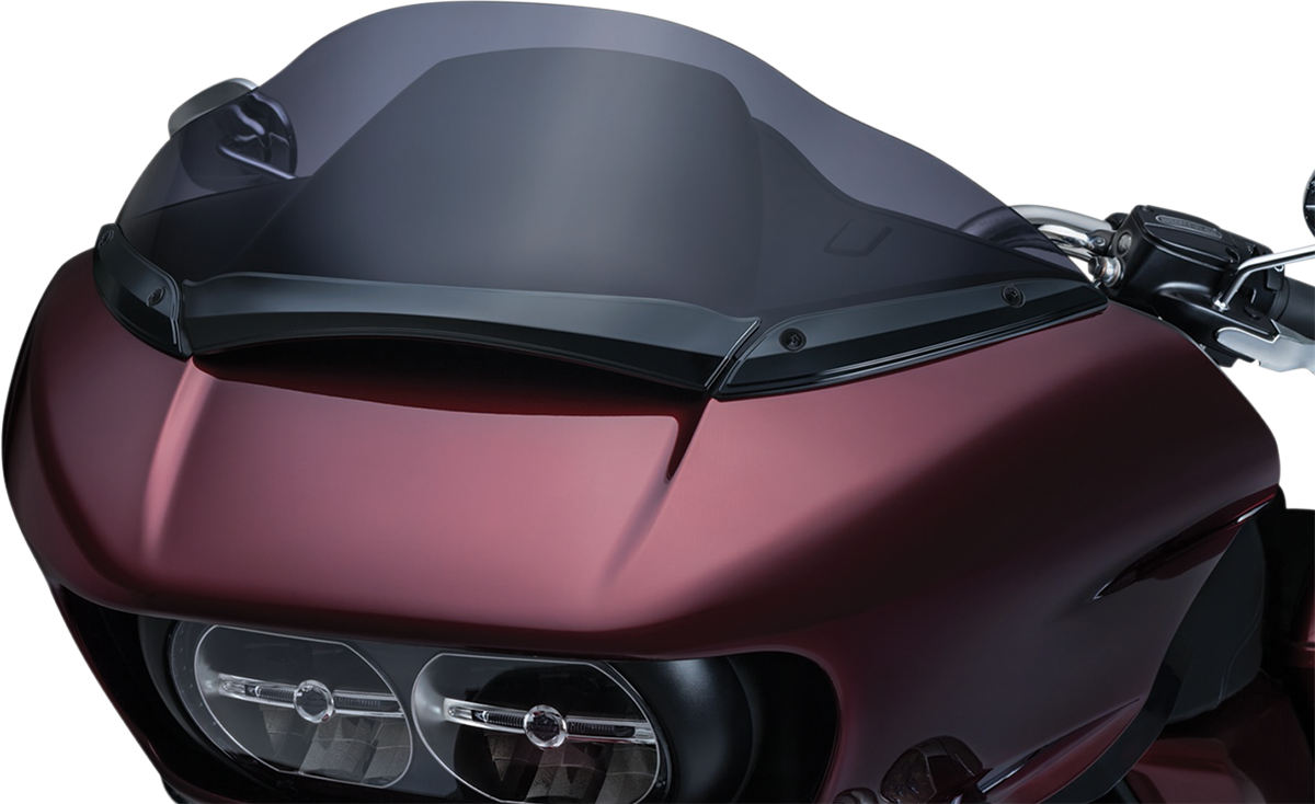 KURYAKYN Windshield Center Trim - Black - FLTR KUR2635