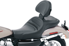 SADDLEMEN Seat - Explorer™ - With Backrest - Stitched - Black - XL '04-'20 807-03-030