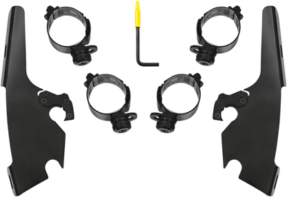 MEMPHIS SHADES Fats/Slim Mounting Kit - Black - FLFB MEB2046