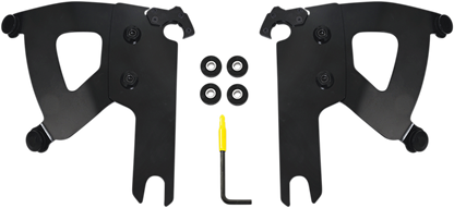 MEMPHIS SHADES Road Warrior Mounting Kit - Black - FLHR MEB2039