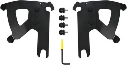 MEMPHIS SHADES Road Warrior Mounting Kit - Black - FLHR MEB2040