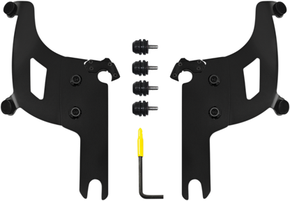 MEMPHIS SHADES Bullet Mounting Kit - Black - FLHRS/XS MEB2042