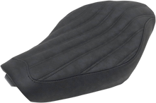 SADDLEMEN Knuckle Solo Seat - Ribbed - Black - XL '04-'20 807-11-0023