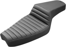 SADDLEMEN Step-Up Seat - Front Tuck-n-Roll - Black - XL 807-03-171