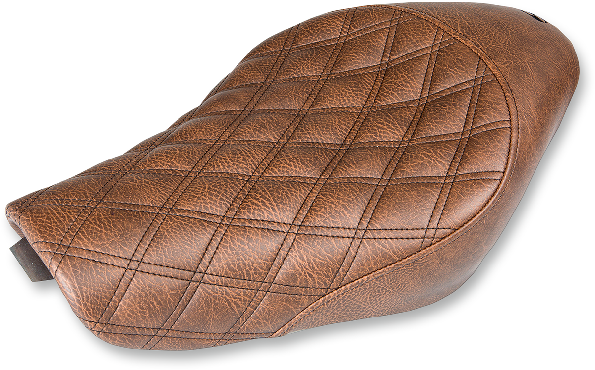SADDLEMEN Renegade Solo Seat - Lattice Stitched - Brown - XL '04-'20 807-03-002BLS