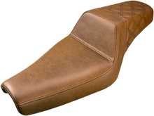 SADDLEMEN Step-Up Seat - Rear Lattice Stitch - Brown - XL 807-11-173BR