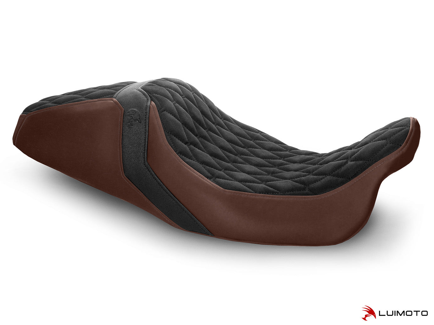 LUIMOTO (Hex-Diamond) Rider Seat Covers for the HARLEY DAVIDSON Road Glide / Street Glide (2011+)