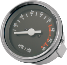 DRAG SPECIALTIES OE Style Tachometer - Stainless Steel Bezel - 2.75" Diameter 21-0901-BX-LB1