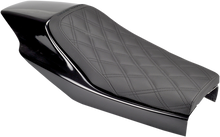 SADDLEMEN Eliminator Seat - Black - Lattice Stitched Z4204
