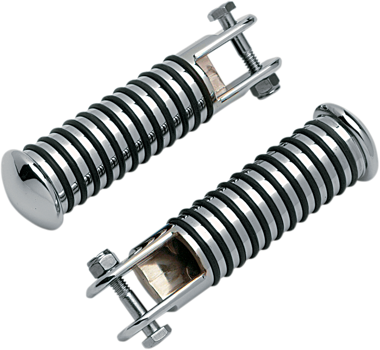DRAG SPECIALTIES Foot Pegs - Round - Ribbed 362096-BC3