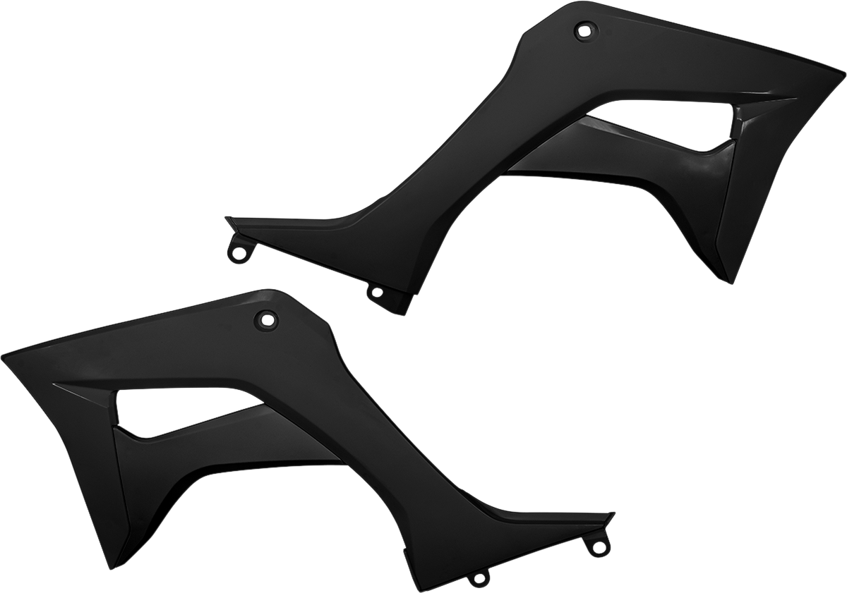 UFO Radiator Shrouds - Black HO05600-001
