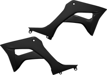 UFO Radiator Shrouds - Black HO05600-001