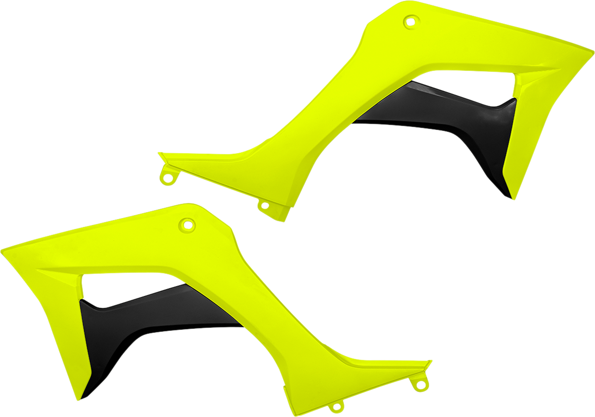UFO Radiator Shrouds - Florescent Yellow HO05600-DFLU