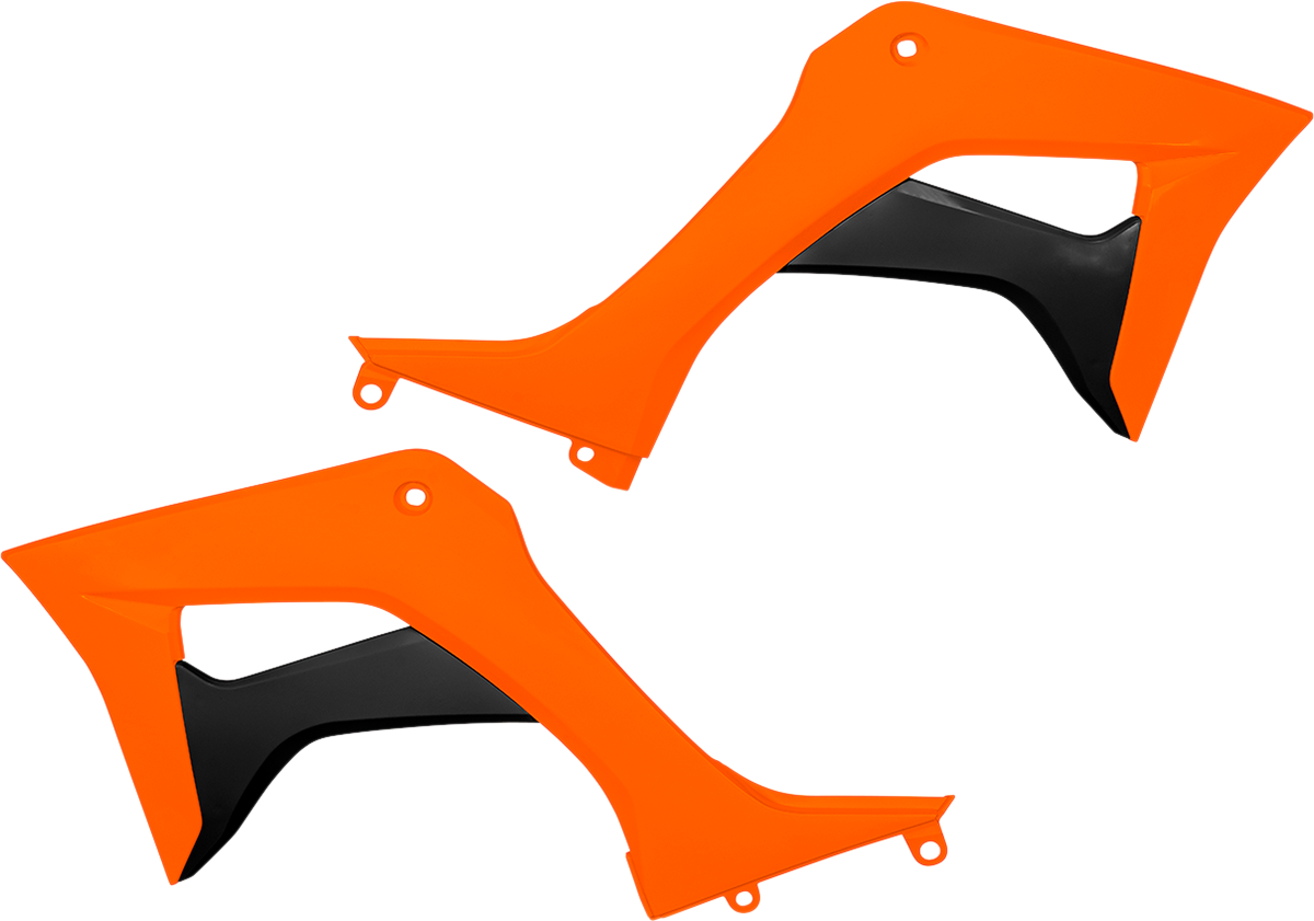 UFO Radiator Shrouds - Florescent Orange HO05600-FFLU