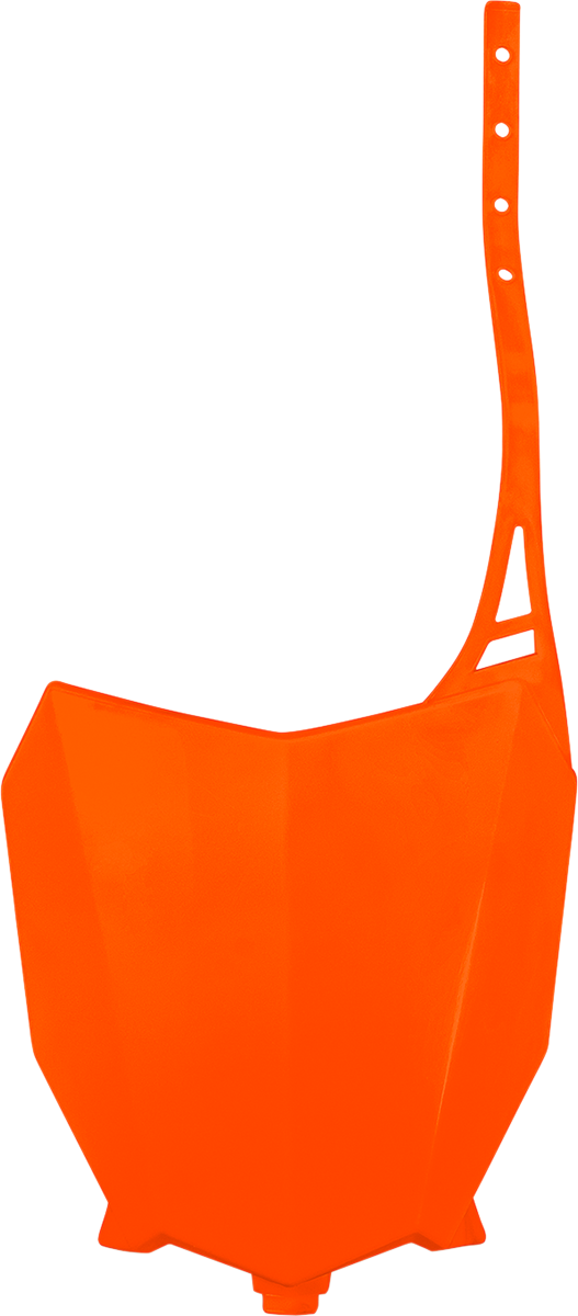 UFO Front Number Plate - Fluorescent Orange HO05602-FFLU