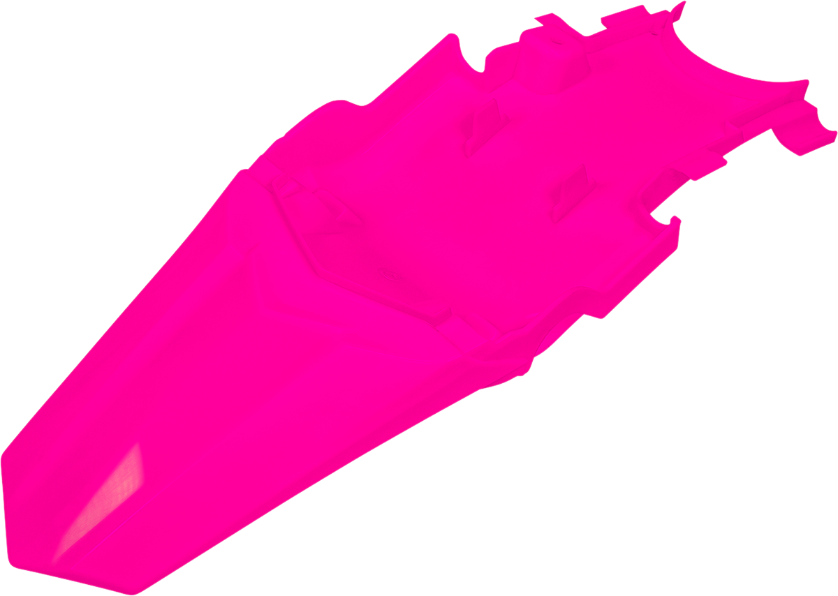 UFO MX Rear Fender - Fluorescent Pink - Honda - CRF '19-'26 HO04699-P
