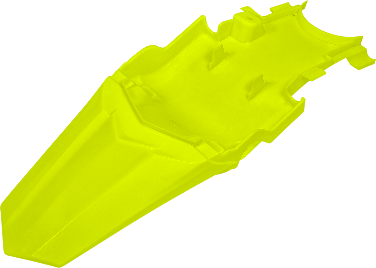 UFO MX Rear Fender - Fluorescent Yellow - Honda - CRF '19-'26 HO04699-DFLU