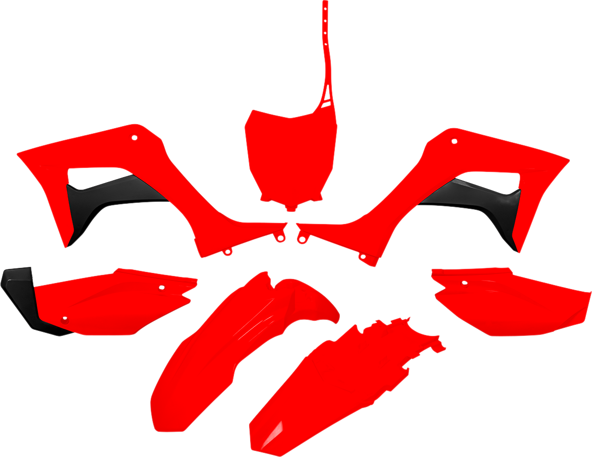 UFO Replacement Body Kit - Red - Honda - CRF '19-'26 HOKIT124-070