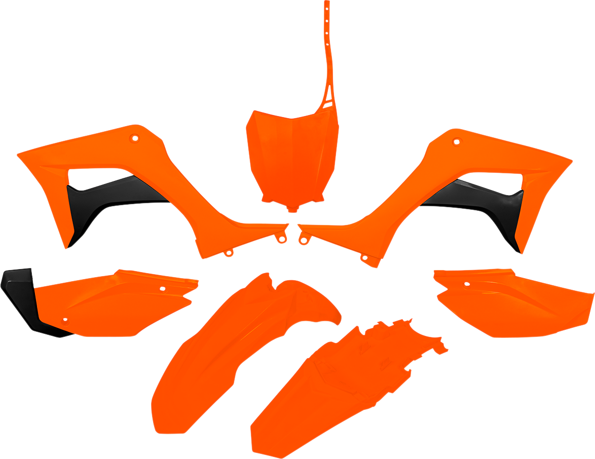 UFO Replacement Body Kit - Fluorescent Orange - Honda - CRF '19-'26 HOKIT124-FFLU