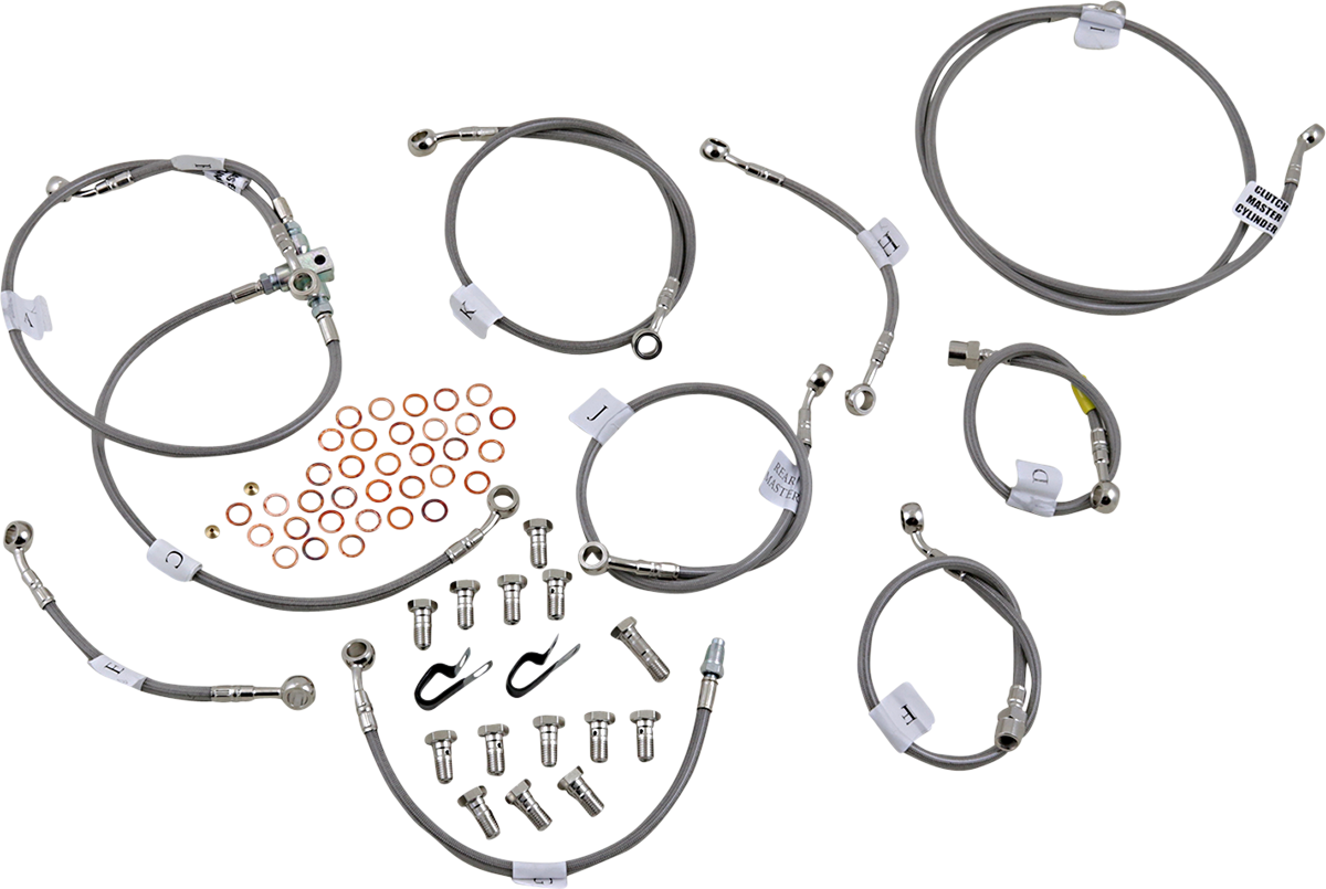 GBRAKES Brake Line - Stainless Steel FK003D323-11