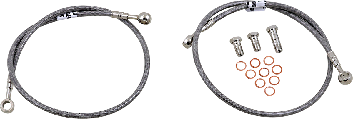 GBRAKES Brake Line - Stainless Steel FK003D385-2