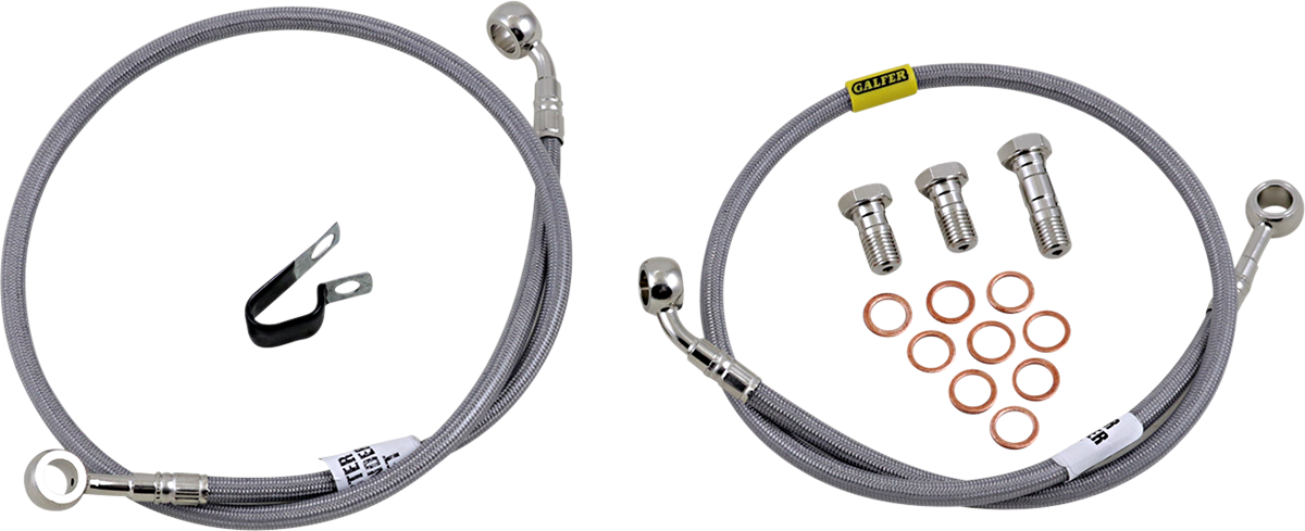 GBRAKES Brake Line - Stainless Steel FK003D485-2